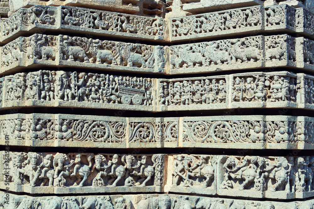 Εκτύπωση καμβά Chennakesava Temple at Somanathapura, Karnataka, India