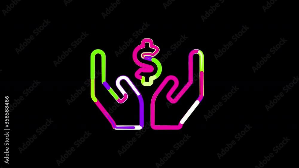 Circles gather in symbol hands usd. After it crumbles in a line and moves to the camera. Alpha channel black Circles gather in symbol hands usd. After it crumbles in a line and moves to the camera. Alpha channel black