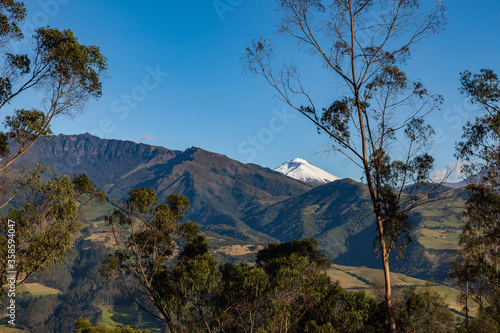 Pasochoa and Cotopaxi volcanoes