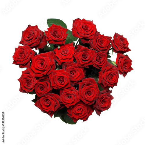 Bunch of red roses