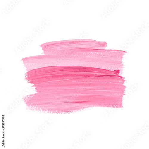 Wallpaper Mural Pink brush paint acrylic background. Creative logo design. Torontodigital.ca