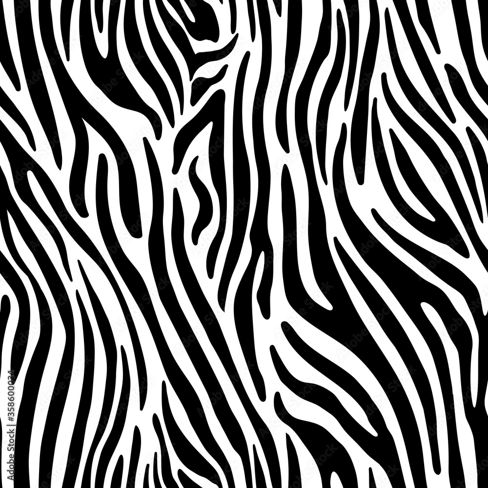 Black and white zebra animal print pattern. Zebra background.Vector illustration. Black and white zebra animal print pattern. Zebra background.Vector illustration.