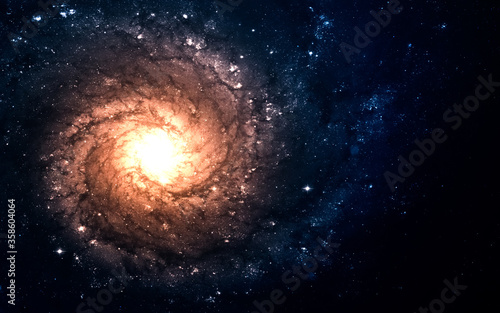 Fototapeta Naklejka Na Ścianę i Meble -  Colorful glowing galaxy 