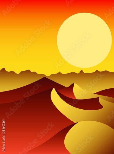 Desierto ilustración 