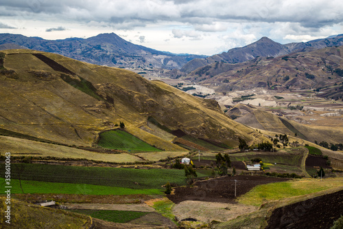 Cultivated fields in Zumbahua
