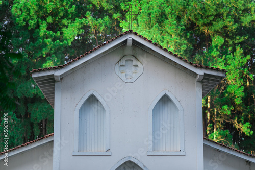 Old abandoned church village rural people old town