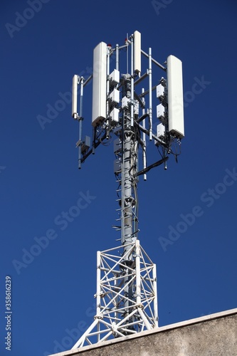 Cell tower in Europe