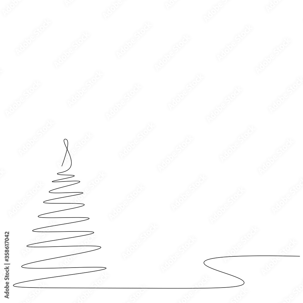 Christmas tree background, forest tree vector illustration Christmas tree background, forest tree vector illustration
