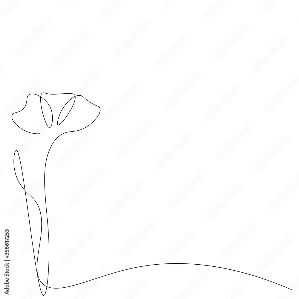Summer background with flowers vector illustration Summer background with flowers vector illustration