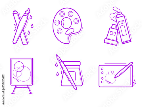 Icons of artist