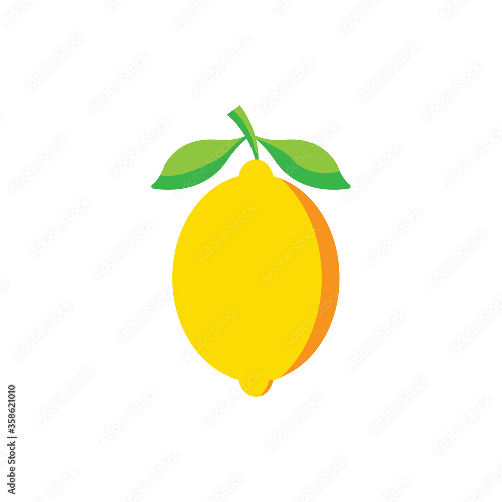 Lemon icon. Logo vector. Lemon icon. Logo vector.