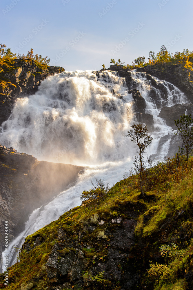 Kjosfossen, incredible waterfall of Norway