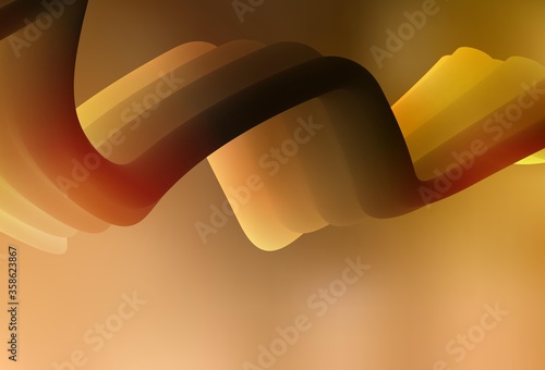 Light Orange vector blurred bright texture.