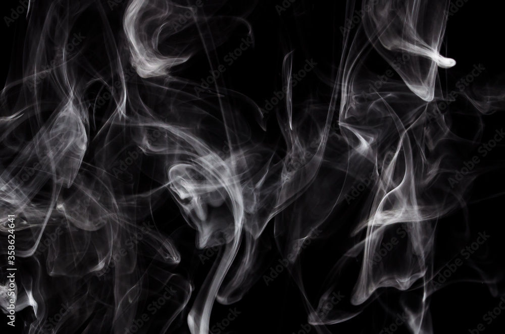 Nature Abstract: The Delicate Beauty and Elegance of a Wisp of White Smoke Nature Abstract: The Delicate Beauty and Elegance of a Wisp of White Smoke
