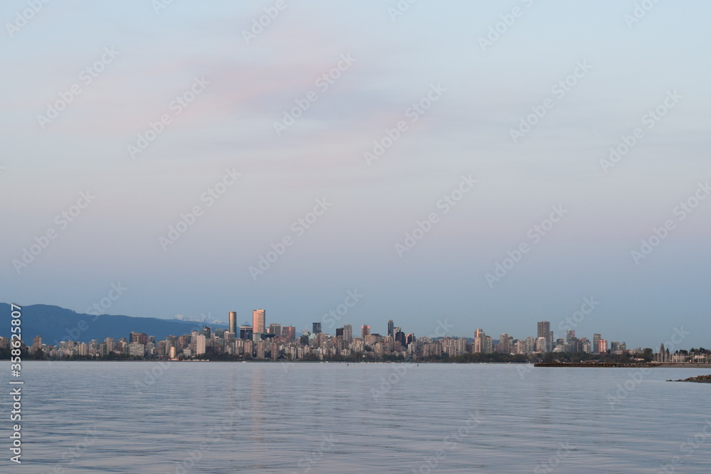 Vancouver downtown skyline cityscape buildings