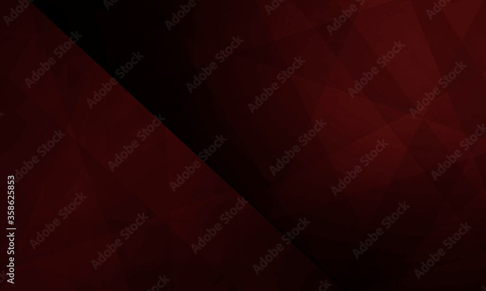Fototapeta premium abstract red dark background with triangle