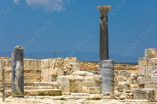 Bedeutende Archäologische Stätte Kourion auf Zypern photo