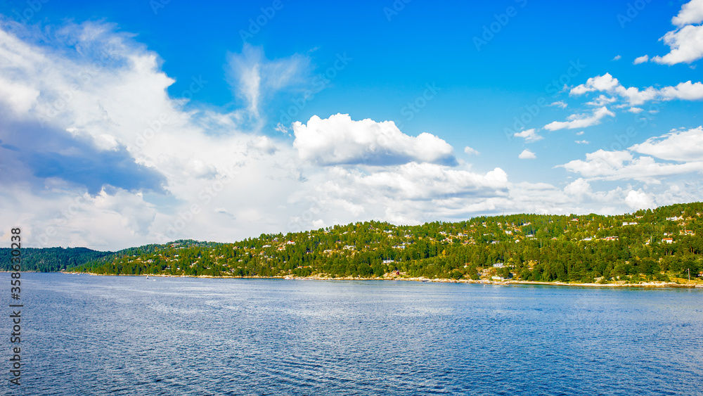 It's Oslofjord, an inlet in the south-east of Norway, stretching from an imaginary line between the Torbjornskjaer and Faerder lighthouses and down to Langesund in the south to Oslo in the north.