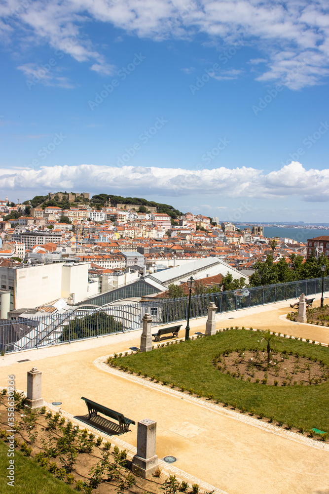 Vista Panorâmica de Lisboa em Portugal