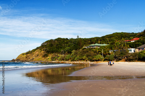 Tela BYRON BAY, AUSTRALIA - NOVEMBER 22 - Byron Bay beach in Queensland, Australia on November 22, 2013