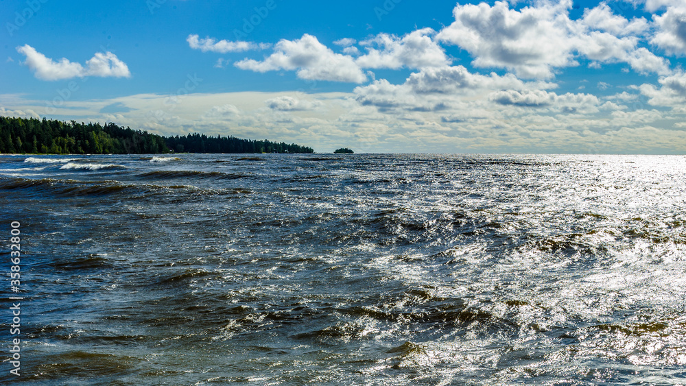 It's Ladoga Lake