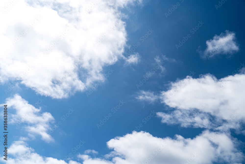 blue sky with white clouds - perfect for sky replacement blue sky with white clouds - perfect for sky replacement