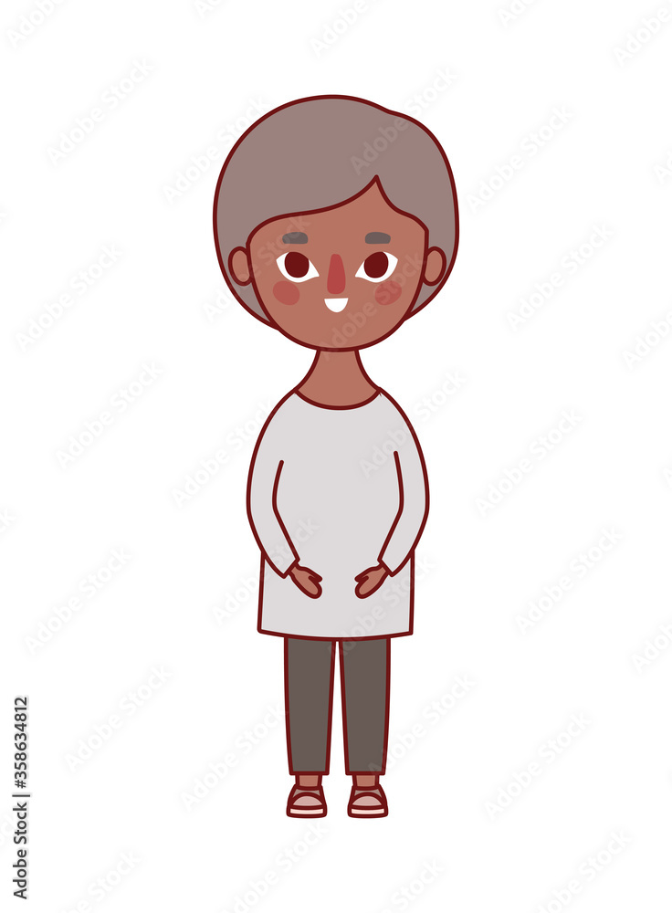 boy cartoon with brown hair design, Kid childhood little people lifestyle casual person cheerful and cute theme Vector illustration boy cartoon with brown hair design, Kid childhood little people lifestyle casual person cheerful and cute theme Vector illustration