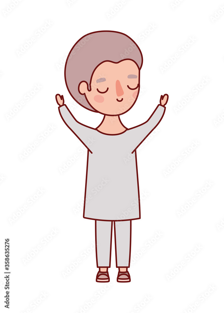 boy cartoon with brown hair design, Kid childhood little people lifestyle casual person cheerful and cute theme Vector illustration boy cartoon with brown hair design, Kid childhood little people lifestyle casual person cheerful and cute theme Vector illustration