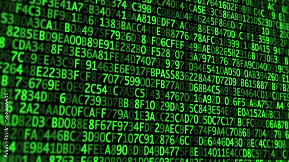 The secret codes on screen with password selection. Concept of cyber ...