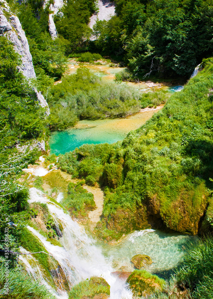 It's Plitvice Lakes National Park, the largest national park in Croatia, UNESCO World Heritage It's Plitvice Lakes National Park, the largest national park in Croatia, UNESCO World Heritage