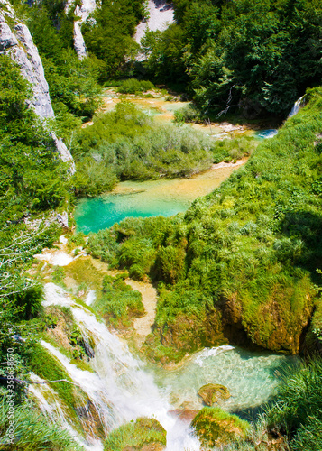 It s Plitvice Lakes National Park  the largest national park in Croatia  UNESCO World Heritage