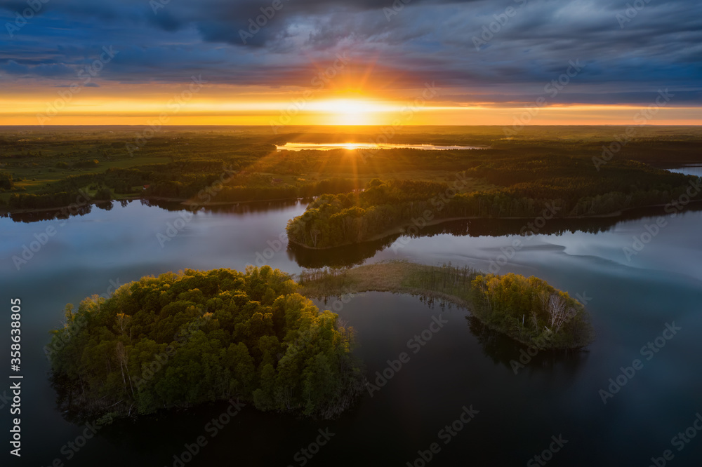 Gromskie Lake Sunset