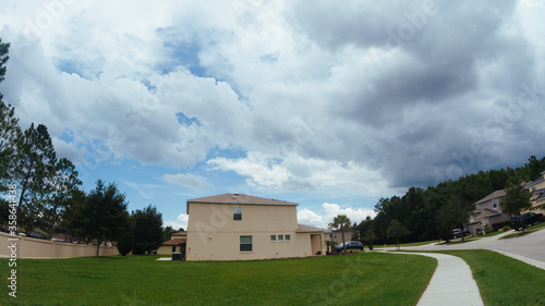 White cloud in the summer of Florida