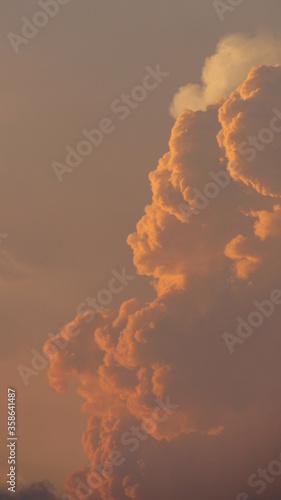 Nubes en el color más lindo. 