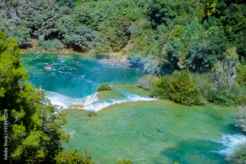 It s Beautiful Waterfall of the Krka National Park in Croatia