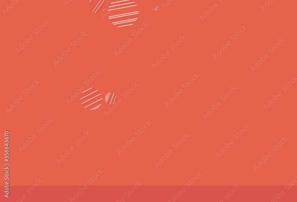 Light Red vector pattern with spheres. Light Red vector pattern with spheres.