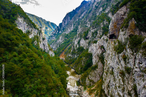 It's Nature of the mountains in Montenegro
