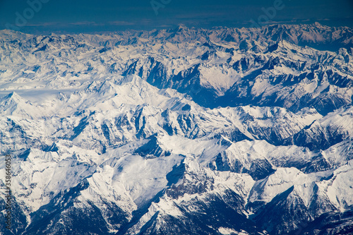 It's Beautiful panorama of the Swiss Alpine mountians