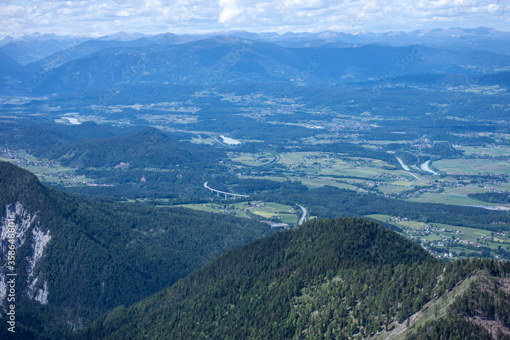 Fototapeta premium beautiful high mountain landscape Alps view