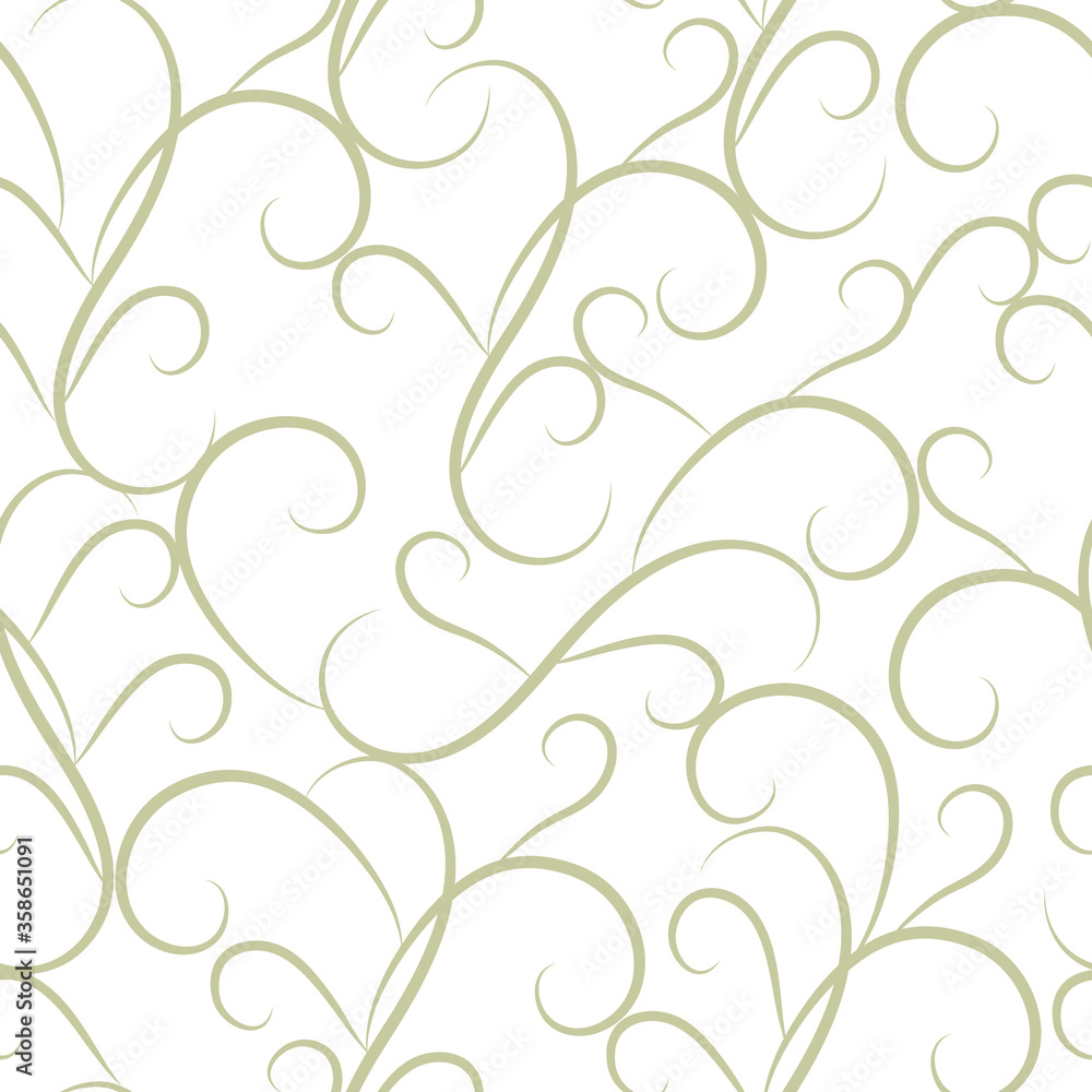 Seamless abstract pattern of liana twisted tendril. For textile or book covers, manufacturing, wallpapers, print, gift wrap. Seamless abstract pattern of liana twisted tendril. For textile or book covers, manufacturing, wallpapers, print, gift wrap.