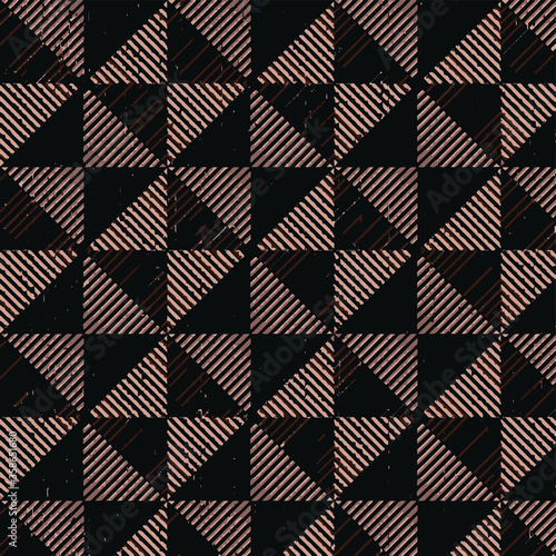 Ethnic, tribal seamless surface pattern. Repeated diamonds and rhombuses motif. Folk background. Folkloric wallpaper. Geometric ornament. Geo digital paper, textile print. Vector art