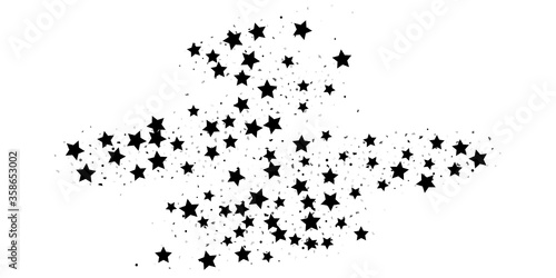 Confetti stars.