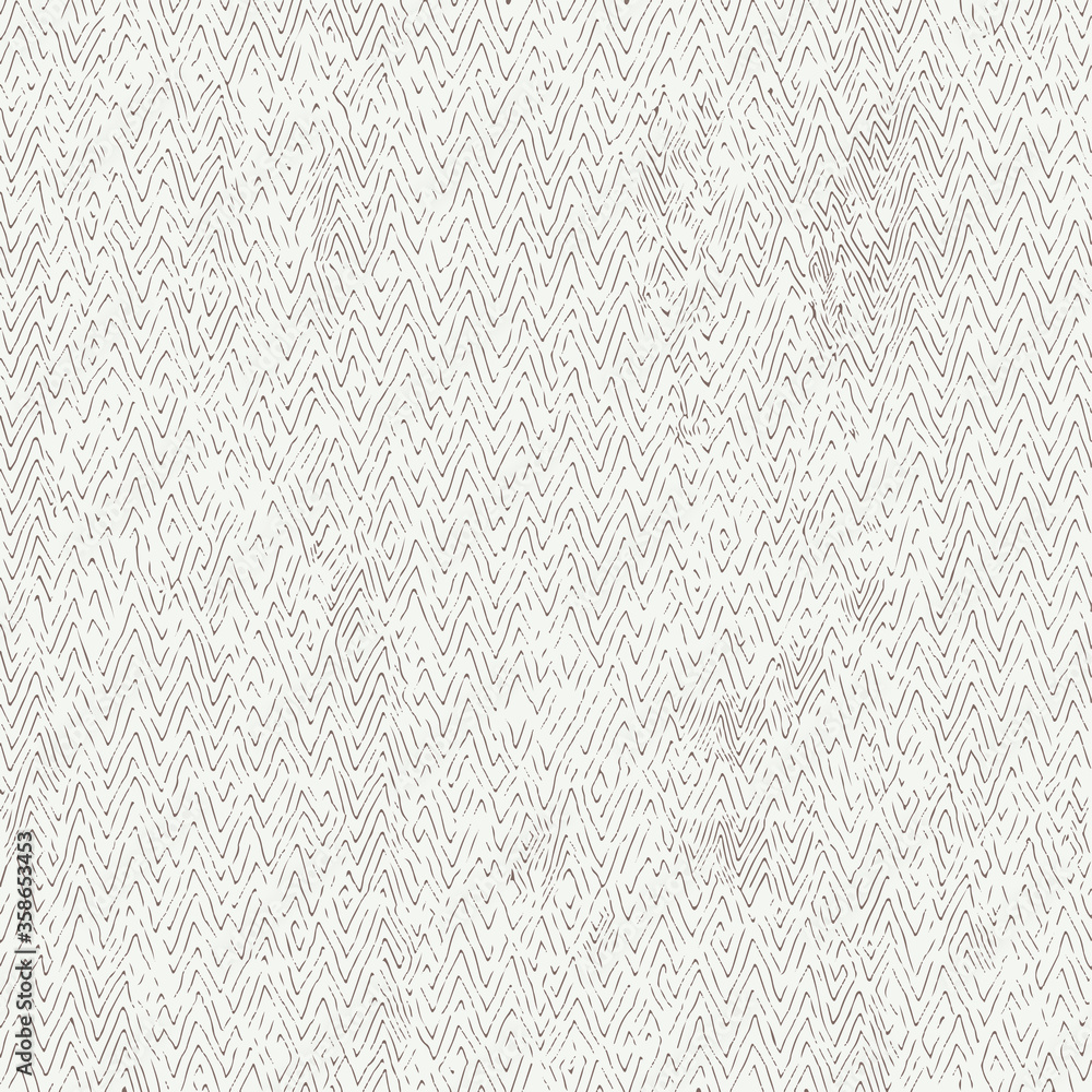 Obraz premium Ikat seamless pattern. Vector tie dye shibori print with stripes and chevron. Ink textured japanese background. Ethnic fabric vector. Bohemian fashion. Endless watercolor texture. African rug.