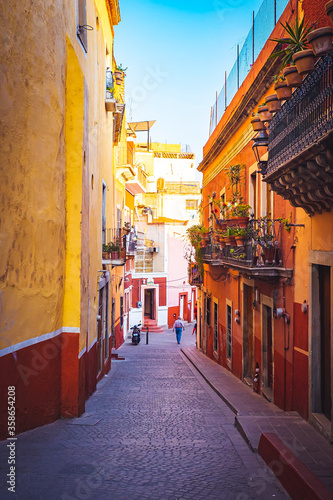 Magical Town Guanajuato in Mexico © Ai