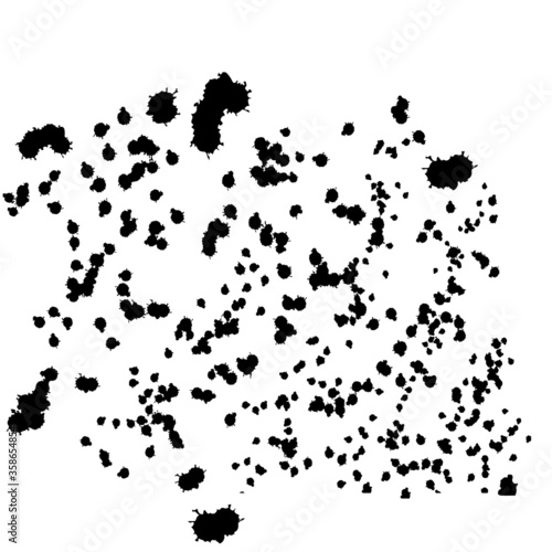 Vector abstract simple pattern for your game or background. Dots, spots and freckles