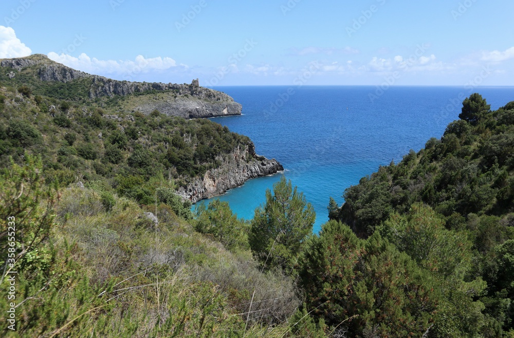 Obraz premium Marina di Camerota - Panorama di Pozzallo