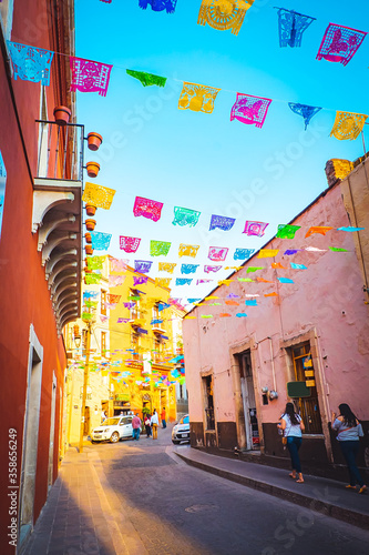 Magical Town Guanajuato in Mexico