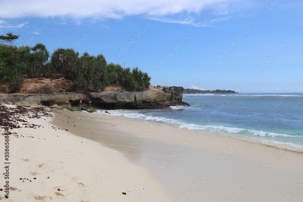 Plage à Lembongan, Indonésie