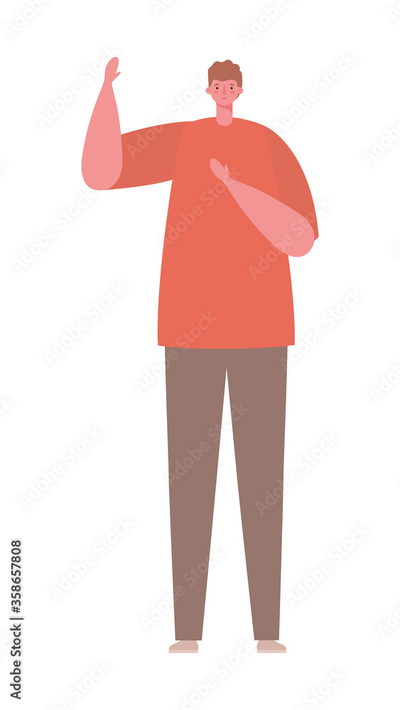Avatar man cartoon design, Boy male person people human social media and portrait theme Vector illustration Avatar man cartoon design, Boy male person people human social media and portrait theme Vector illustration