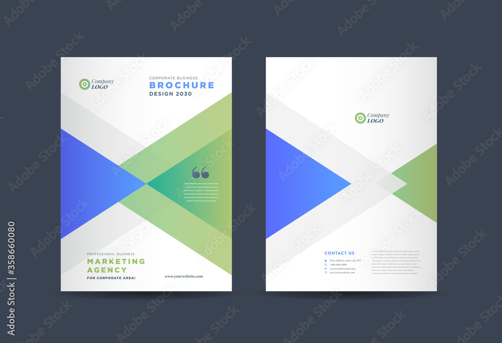 Business Brochure Cover Design | Annual Report and Company Profile Cover | Booklet and Catalog Cover